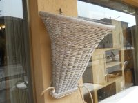 GERLA GERLO ZAINO IN VIMINI PORTA LEGNO LEGNA PAGLIA FIENO FIORI IN GIUNCO ROBUSTA ROBUSTO IN 3 VARIANTI DI COLORE - immagine 24