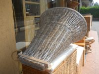GERLA GERLO ZAINO IN VIMINI PORTA LEGNO LEGNA PAGLIA FIENO FIORI IN GIUNCO ROBUSTA ROBUSTO IN 3 VARIANTI DI COLORE - immagine 9
