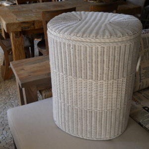 CESTO PORTABIANCHERIA MEZZALUNA BIANCO GRANDE 40X50X68 (2)