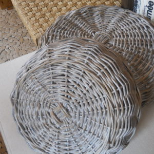ESPOSITORE TONDO G 52X52X19 M 46X46X15 P 41X41X13 KUBU GRIGIO (3)