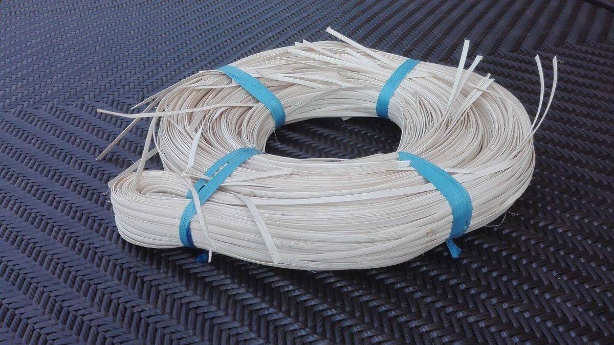 MIDOLLINO PIATTO TONDO CURVO LARGHEZZA 5 - 6  MM PER FASCIATURE FIORISTI RIPARAZIONE  CON CORTECCIA E SCORTECCIATO
