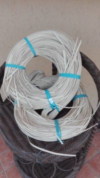 MIDOLLINO PIATTO TONDO CURVO LARGHEZZA 5 MM PER FASCIATURE FIORISTI RIPARAZIONE  CON CORTECCIA E SCORTECCIATO - immagine 5