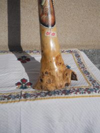 DIDGERIDOO DISEGNO MAORI EUCALIPTO o TEAK AUSTRALIA ETNICO TERMITI ABORIGENI - immagine 33