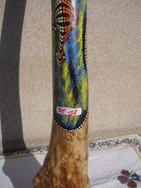 DIDGERIDOO DISEGNO MAORI EUCALIPTO o TEAK AUSTRALIA ETNICO TERMITI ABORIGENI - immagine 54