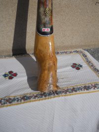 DIDGERIDOO DISEGNO MAORI EUCALIPTO o TEAK AUSTRALIA ETNICO TERMITI ABORIGENI - immagine 65