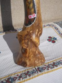DIDGERIDOO DISEGNO MAORI EUCALIPTO o TEAK AUSTRALIA ETNICO TERMITI ABORIGENI - immagine 80