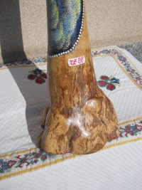 DIDGERIDOO DISEGNO MAORI EUCALIPTO o TEAK AUSTRALIA ETNICO TERMITI ABORIGENI - immagine 83