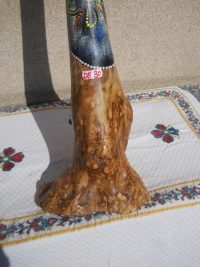 DIDGERIDOO DISEGNO MAORI EUCALIPTO o TEAK AUSTRALIA ETNICO TERMITI ABORIGENI - immagine 89