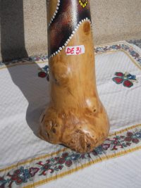DIDGERIDOO DISEGNO MAORI EUCALIPTO o TEAK AUSTRALIA ETNICO TERMITI ABORIGENI - immagine 92