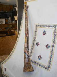 DIDGERIDOO DISEGNO MAORI EUCALIPTO o TEAK AUSTRALIA ETNICO TERMITI ABORIGENI - immagine 20