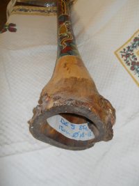DIDGERIDOO DISEGNO MAORI EUCALIPTO o TEAK AUSTRALIA ETNICO TERMITI ABORIGENI - immagine 27
