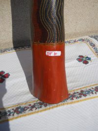DIDGERIDOO DISEGNO MAORI EUCALIPTO o TEAK AUSTRALIA ETNICO TERMITI ABORIGENI - immagine 119