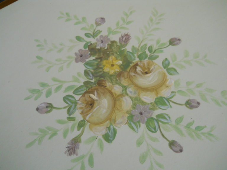 3 cassetti shabby decoro floreale 60x40x81 162e (4)