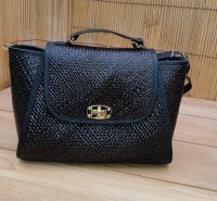 BORSA BORSETTA ELEGANTE CLASSICA  35x16H22 CM IN VIMINI LEGNO PAGLIA NATURALE ECOLOGICA  CON TRACCOLLA  CHIUSURA IN OTTONE 5 COLORI DISPONIBILI - immagine 2