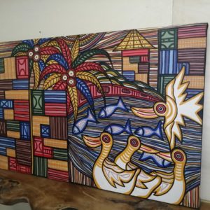 ASTRATTO ANATRE- FOTO 2 100×150 € 160