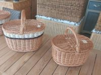 CESTO PER FUNGHI E ORTO FRUTTA VERDURA GIUNCO VIMINI LEGNO PICNIC ROBUSTO CON SPORTELLI 2 MISURE: 41x29x25; 33x25x19